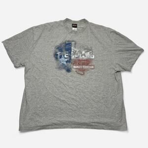 Harley Davidson Texas Barnett El Paso Graphic T Shirt Men’s 4XL Gray